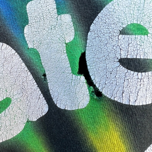 Original 90's MILKCRATE Vintage Tie-Dye Tee! Authentic! - Picture 2 of 6